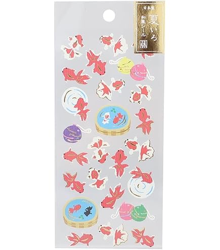 Amazon.co.jp: 夏いろ和風シール【風鈴】シール ステッカー 和風